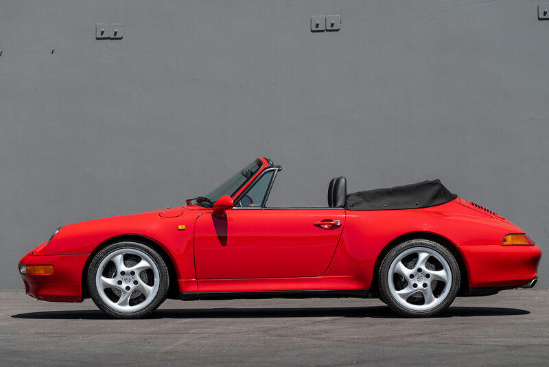 Porsche 911 Carrera S Cabrio (993) 1998 Indischrot Guards Red