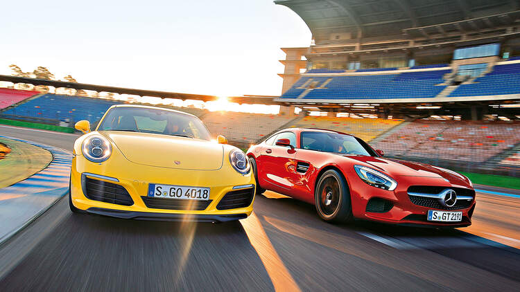 Porsche 911 Carrera S Gegen Mercedes Amg Gt Im Test Auto Motor Und Sport