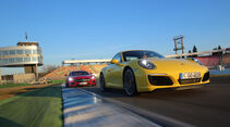 Porsche 911 Carrera S, Mercedes-AMG GT, Impression