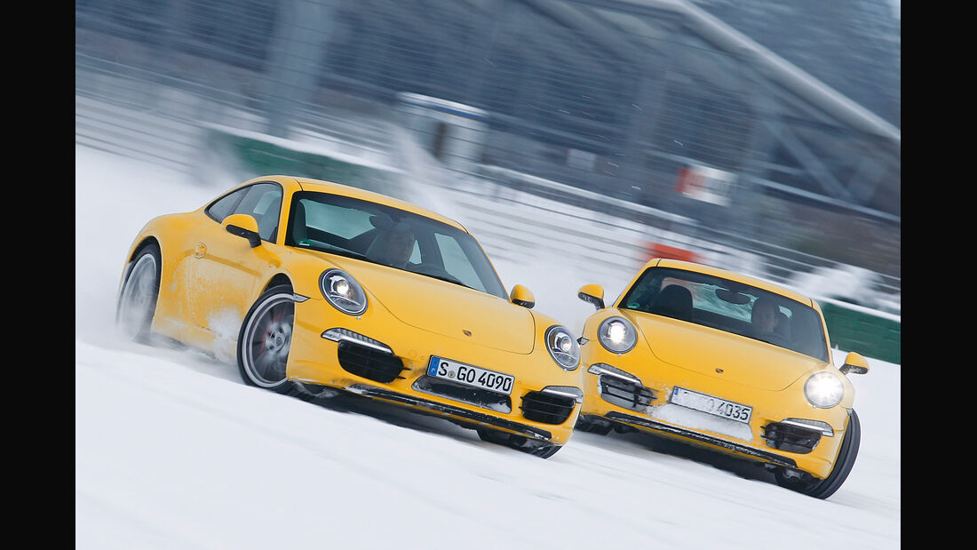Porsche 911 Carrera S vs. Carrera 4S Vergleich: Allrad- oder Heckantrieb? |  AUTO MOTOR UND SPORT