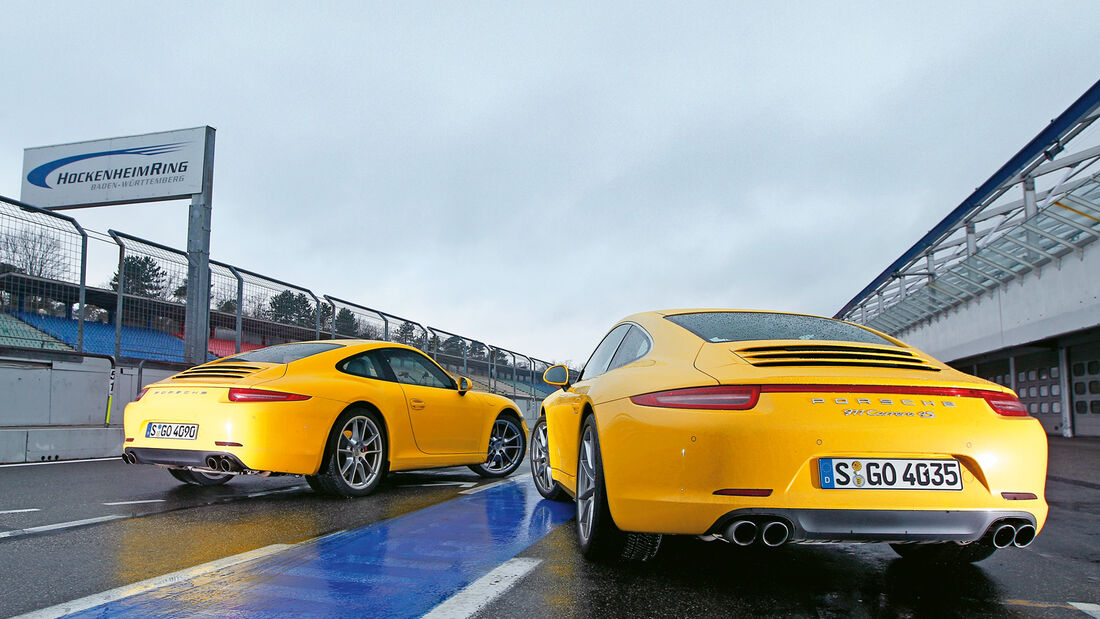 Porsche 911 Carrera S, Porsche 911 Carrera 4S, Heckansicht