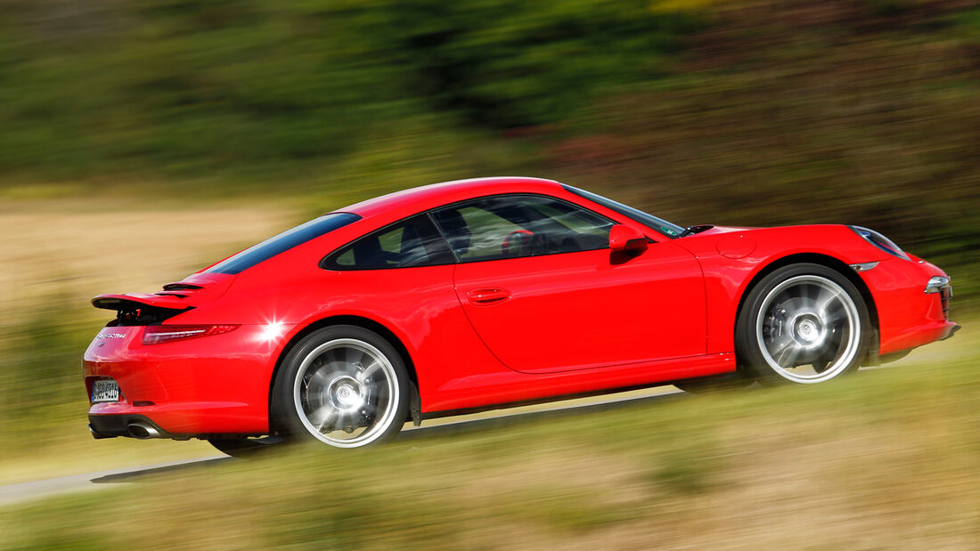 Porsche 911 Carrera, Seitenansicht