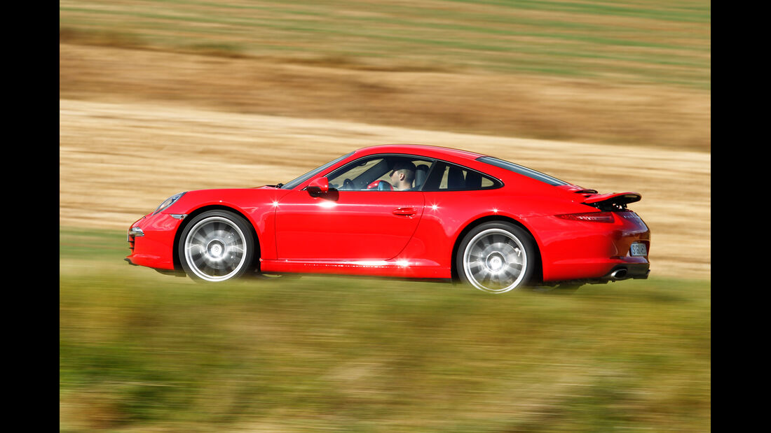 Porsche 911 Carrera, Seitenansicht