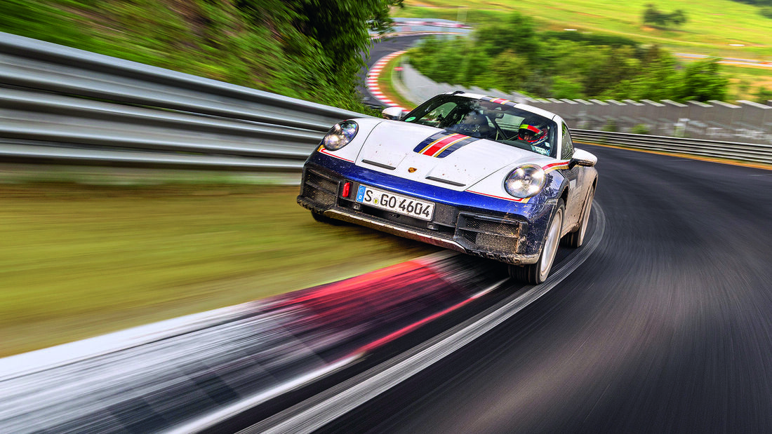 Porsche 911 Dakar sport auto Supertest Nürburgring Nordschleife