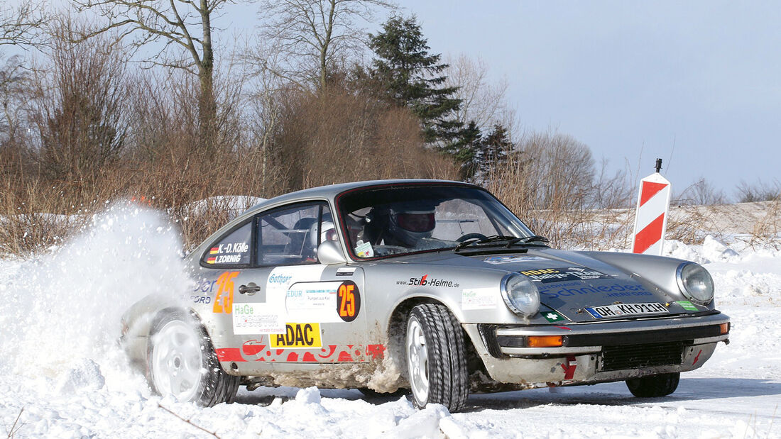 Porsche 911, Driften, Schnee