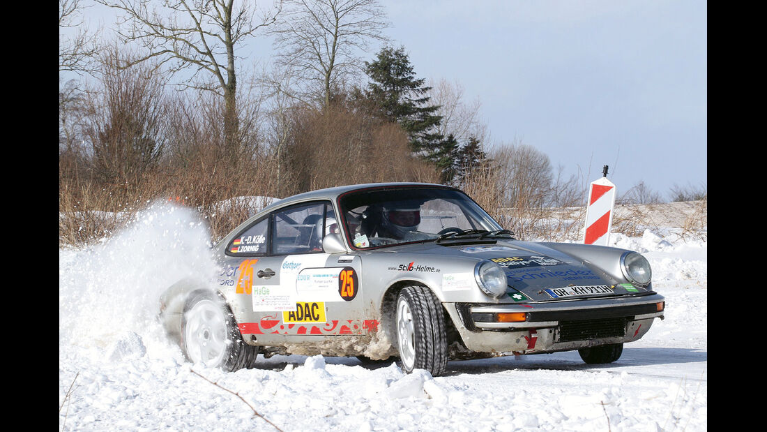 Porsche 911, Driften, Schnee