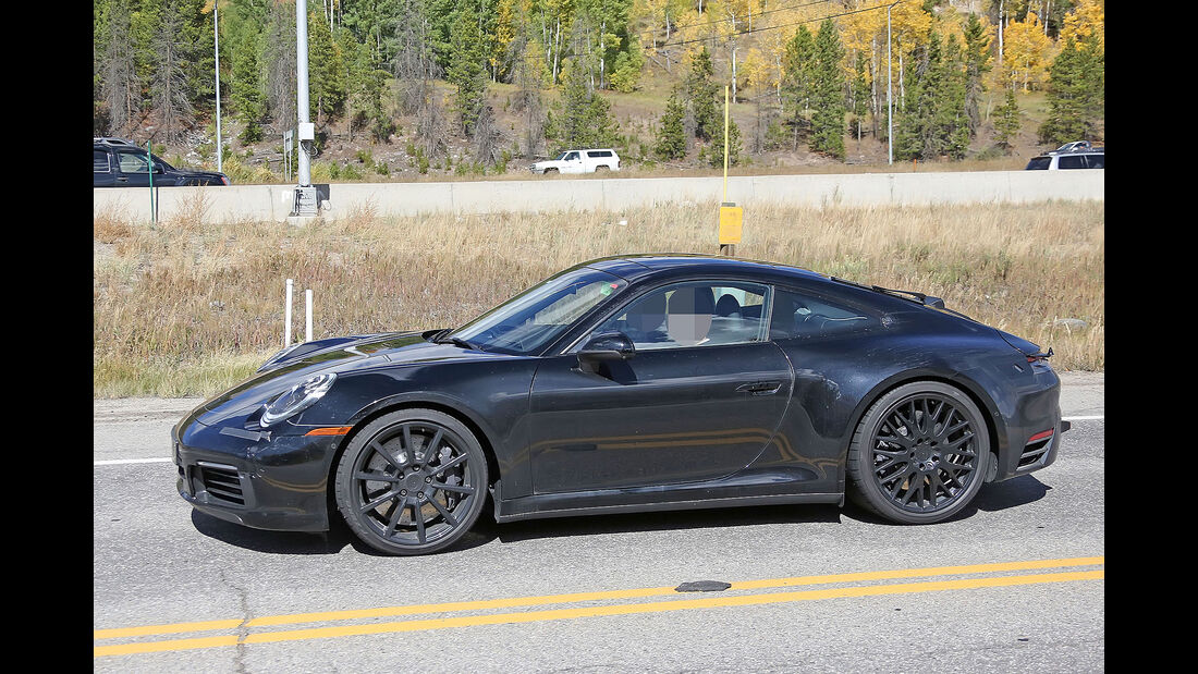 Porsche 911 Erlkönig mit Innenraum