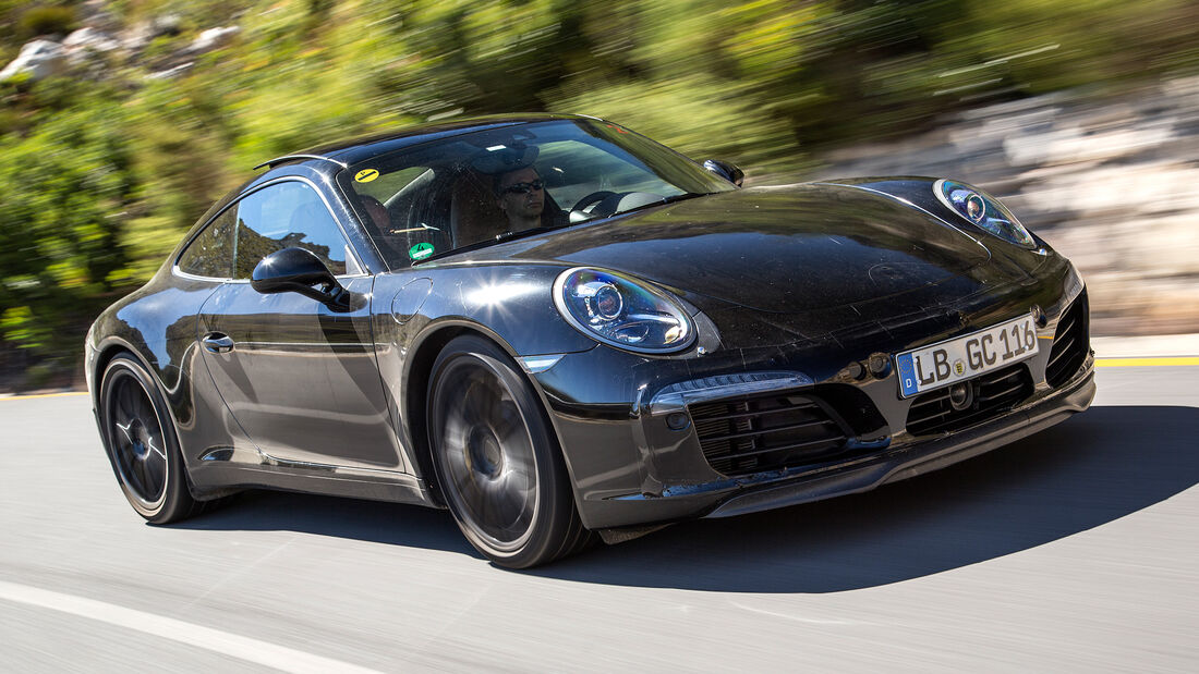 Porsche 911 Facelift, Abstimmungsfahrt
