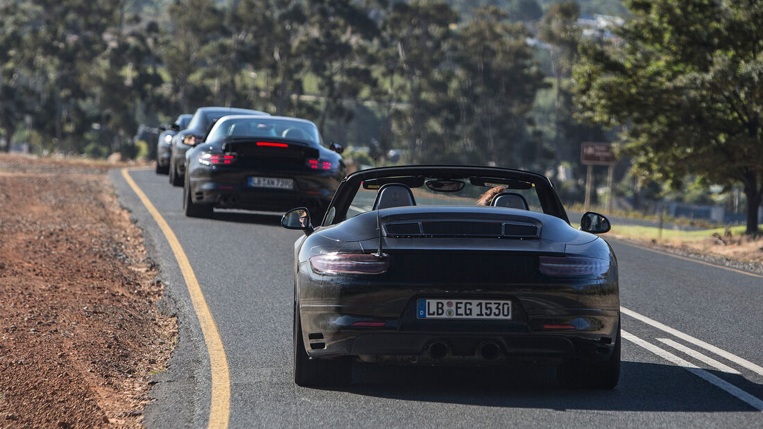 Porsche 911 Facelift, Abstimmungsfahrt