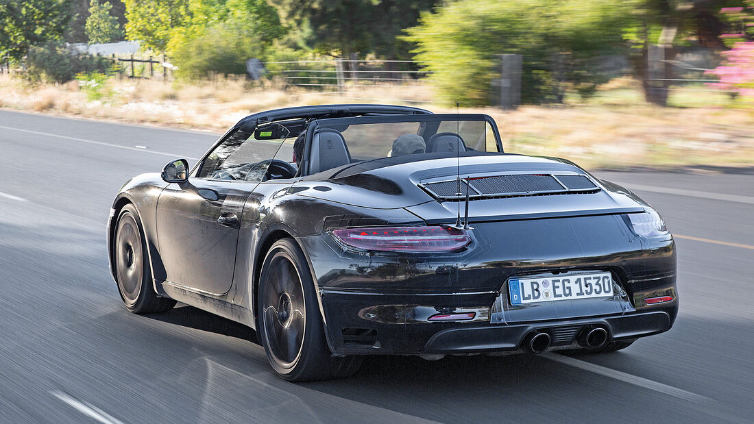 Porsche 911 Facelift, Abstimmungsfahrt