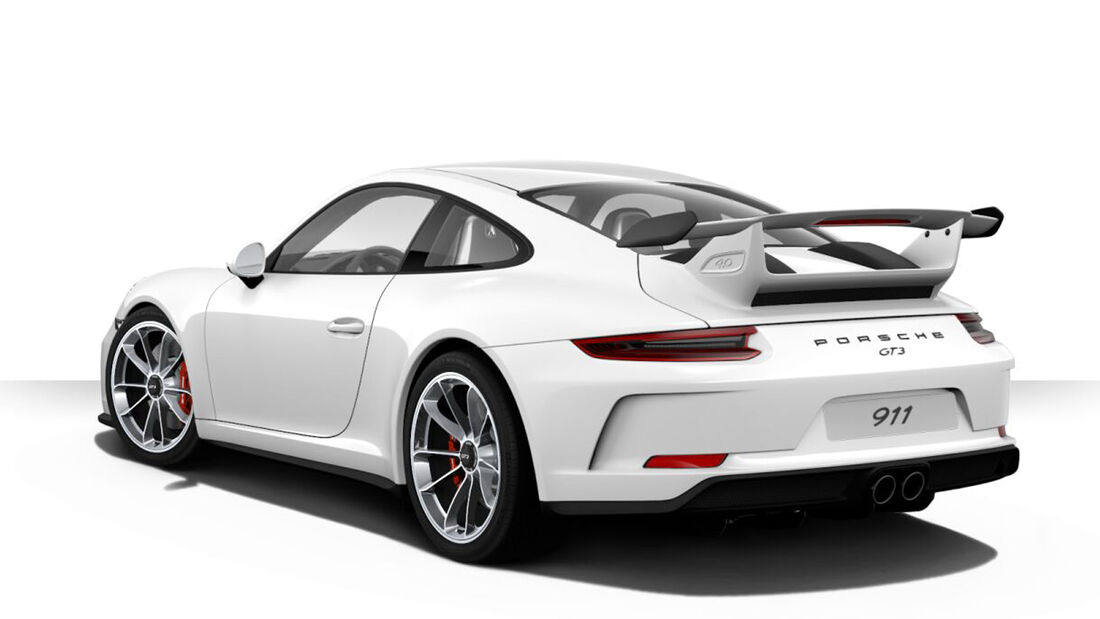 Porsche 911 GT3 991.2 Facelift, Konfigurator