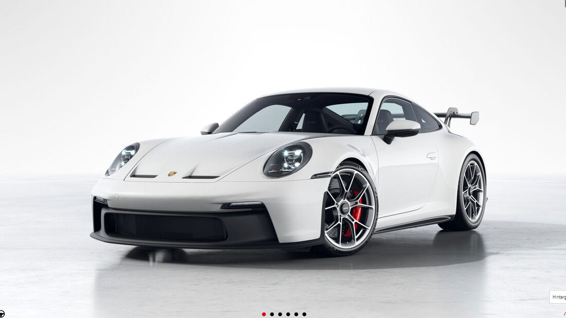 Porsche 911 GT3 992 (2021) Configurator