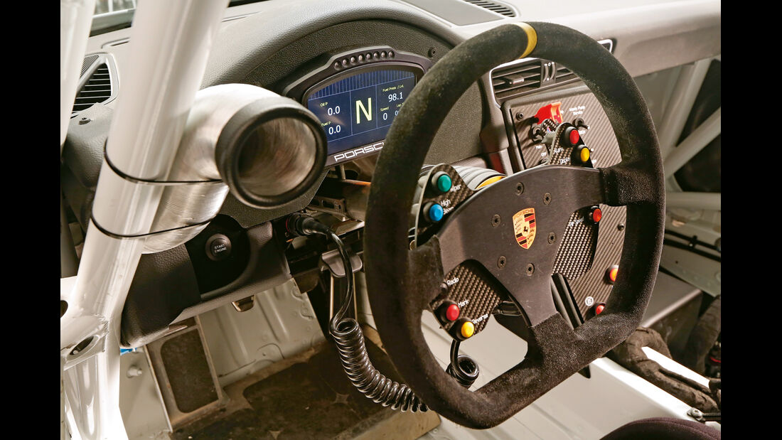 Porsche 911 GT3 Cup, Cockpit, Lenkrad