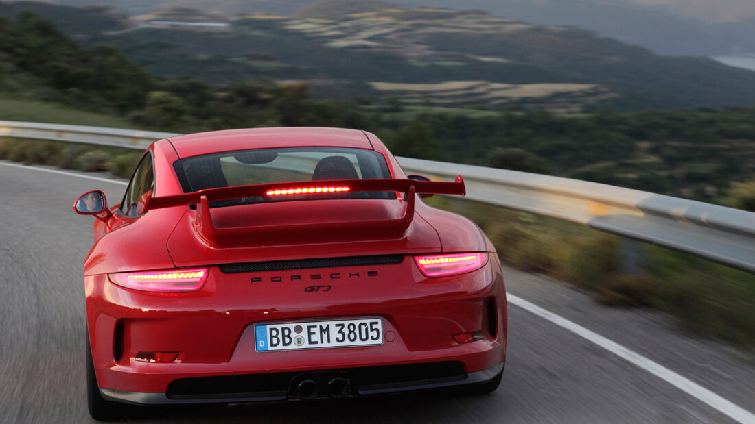 Porsche 911 GT3, Heckansicht