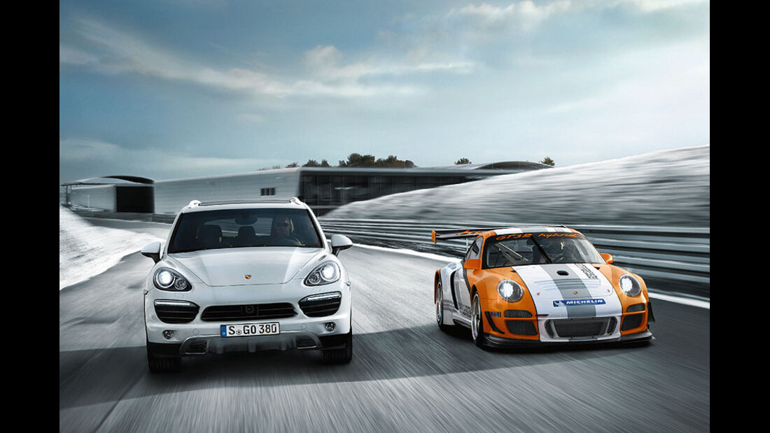 Porsche 911 GT3 R Hybrid, Cayenne Hybrid