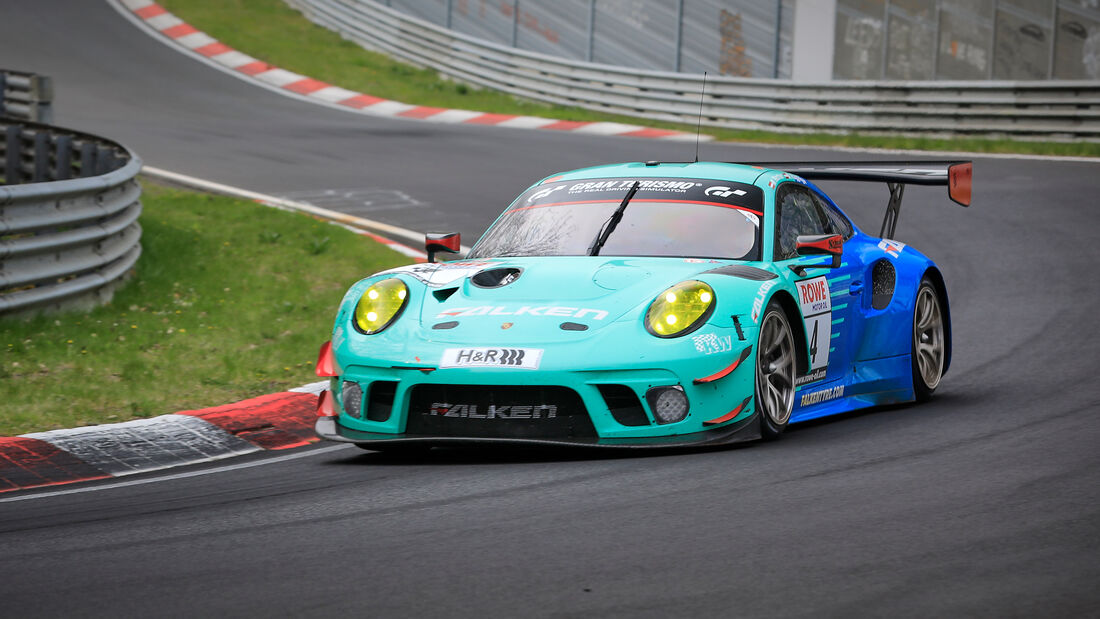 Porsche 911 GT3 R - Startnummer #4 - Falken Motorsports - SP9 Pro - NLS 2021 - Langstreckenmeisterschaft - Nürburgring - Nordschleife