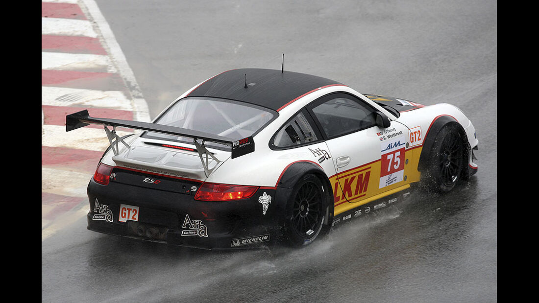 Porsche 911 GT3 RSR 2010 , Prospeed Competition: Darryl O'Young, Richard Westbrook, Intercontinental Le Mans Cup