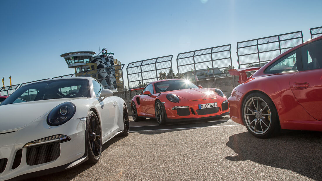 Porsche 911 GT3 und GT3 RS, Generationen, Impression