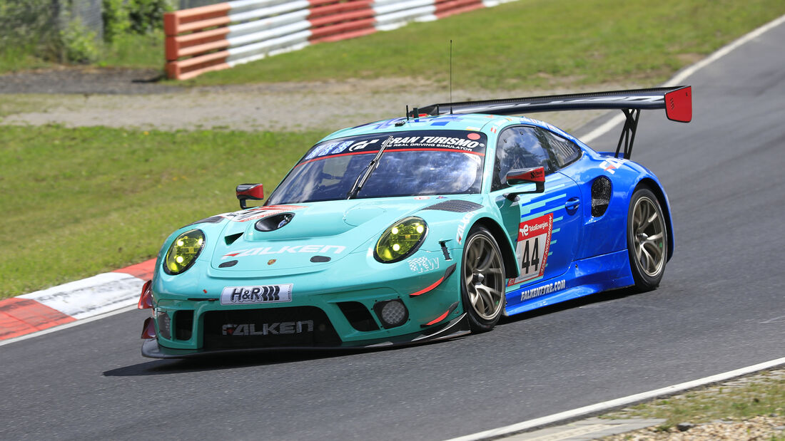Porsche 911 GT3R - Startnummer #44 - Falken Motorsports - Klasse SP9 - 24h-Rennen Nürburgring 2022 - Nordschleife 