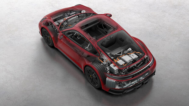 Porsche 911 GTS t-hybrid Motor