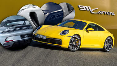 Porsche 911 Modellreihen Übersicht Collage