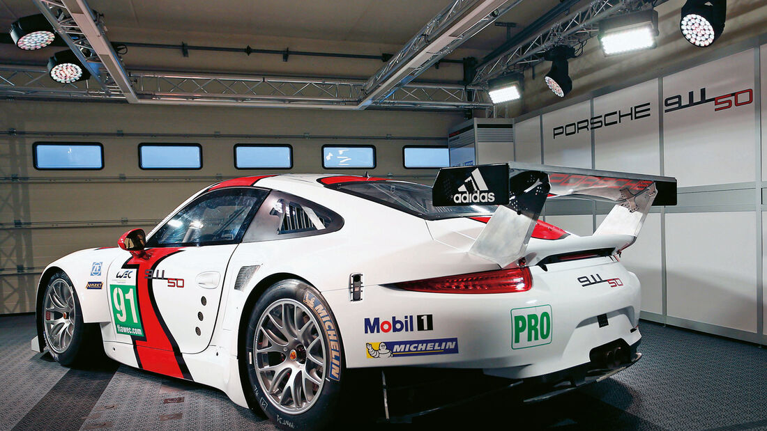 Porsche 911 RSR, Heckansicht