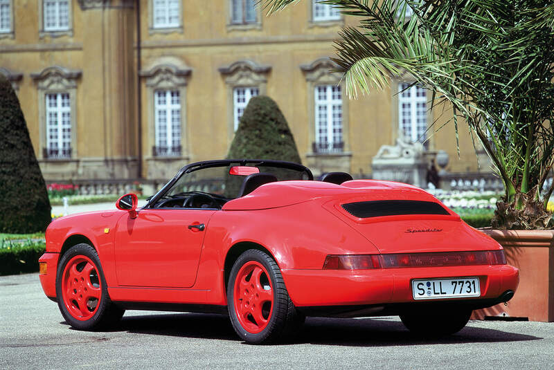 Porsche 911 Speedster, Seitenansicht