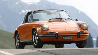 Porsche 911 T 2.2 Targa, Frontansicht