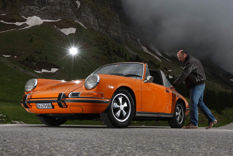 Porsche 911 T 2.2 Targa, Frontansicht