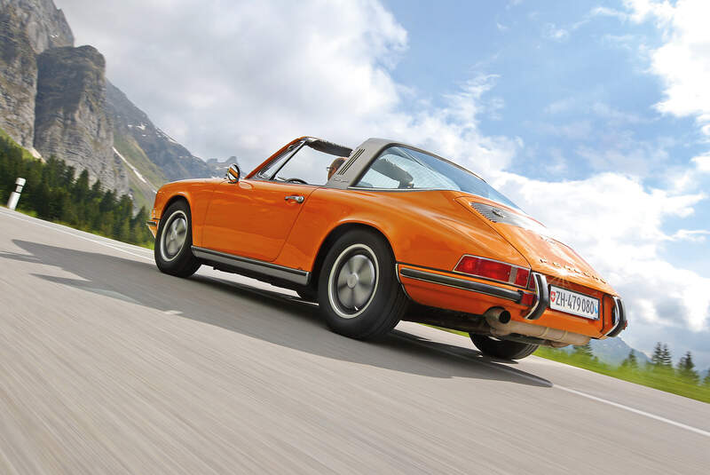 Porsche 911 T 2.2 Targa, Heckansicht