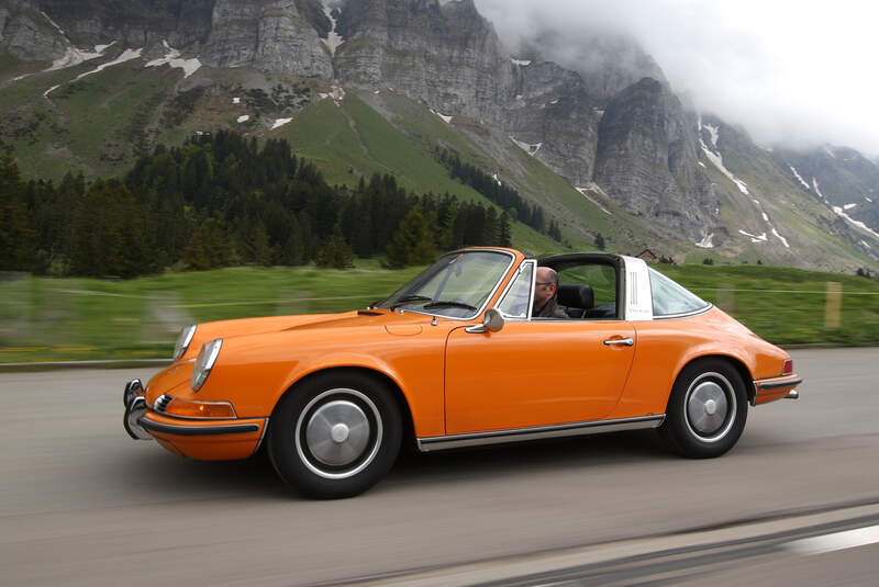 Porsche 911 T 2.2 Targa, Seitenansicht