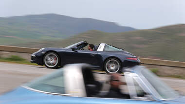 Porsche 911 Targa 4S, Seitenansicht