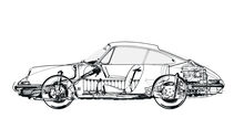 Porsche 911 Targa, F-Modell, Durchsicht