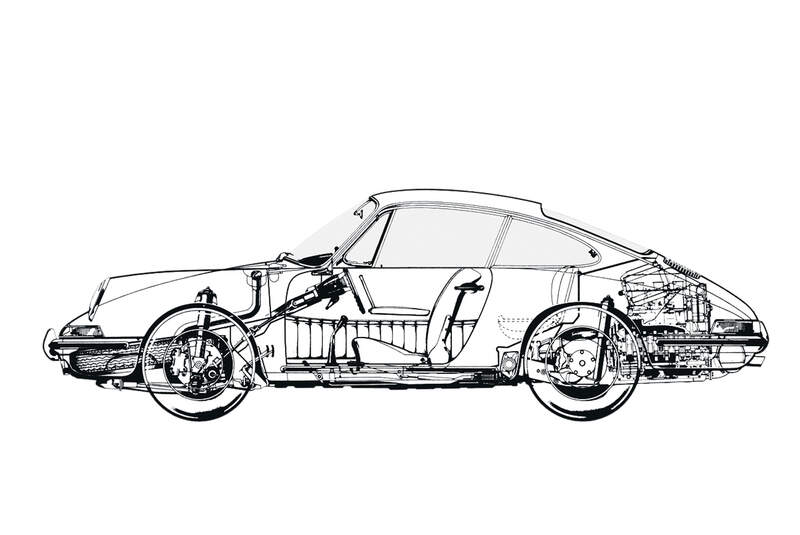 Porsche 911 Targa, F-Modell, Durchsicht