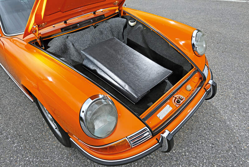 Porsche 911 Targa, F-Modell, Kofferraum, Targadach