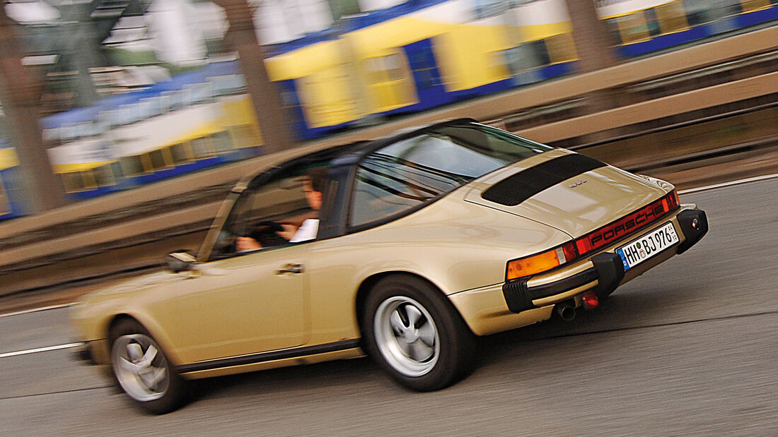 Porsche 911 Targa, Heckansicht