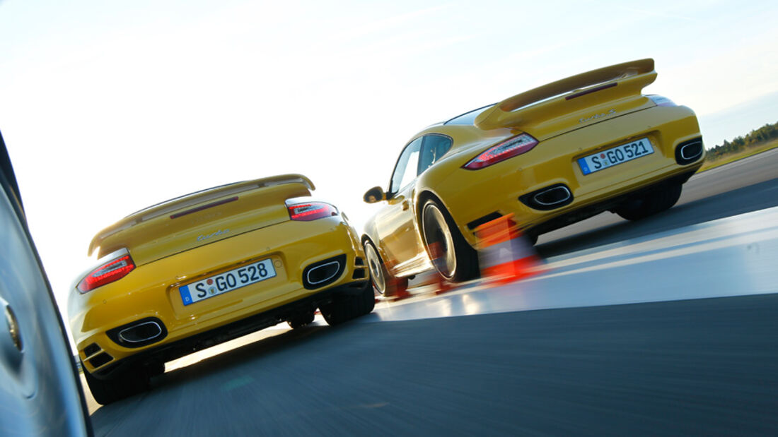 Porsche 911 Turbo, Porsche 911 Turbo S, Heck