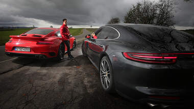 Porsche 911 Turbo, Porsche Panamera Turbo, Exterieur