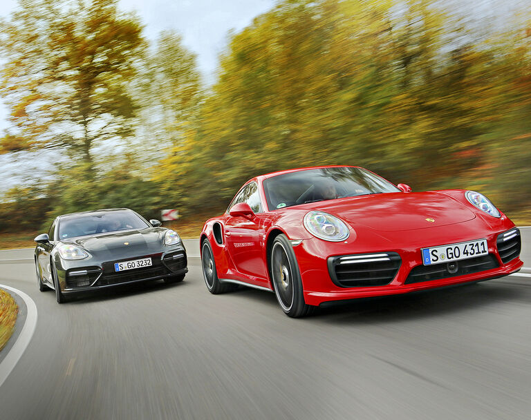 Porsche 911 Turbo Und Panamera Turbo Im Test Auto Motor