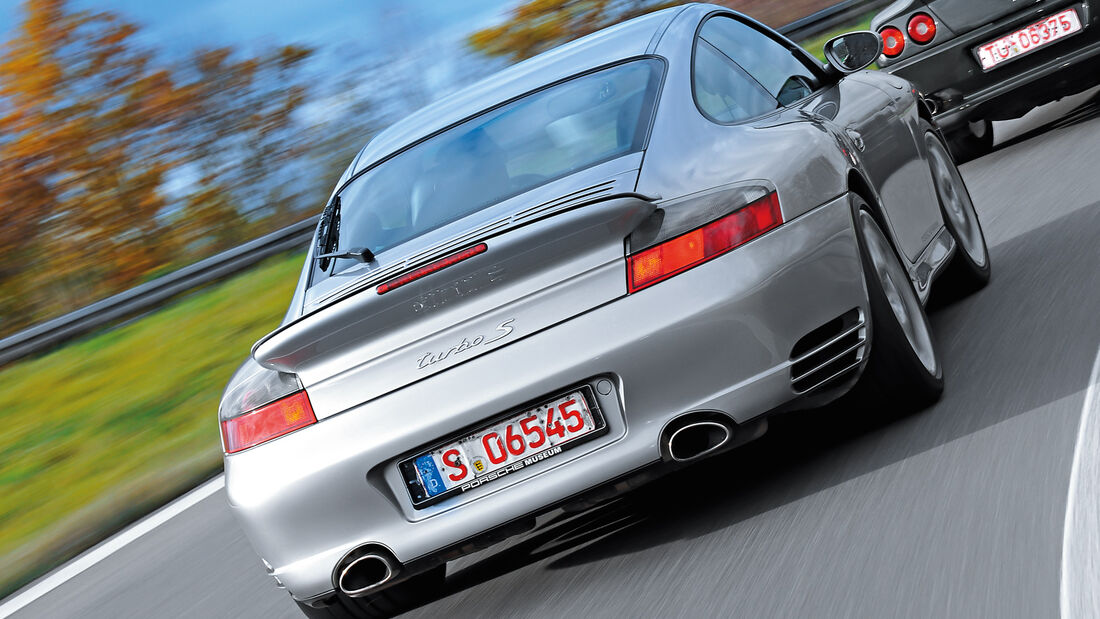 Porsche 911 Turbo S (996), Heckansicht