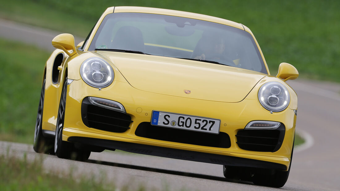 Porsche 911 Turbo S, Frontansicht