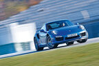 Porsche 911 Turbo S, Frontansicht, Driften
