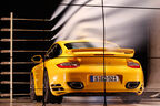 Porsche 911 Turbo S, Heck, Windkanal