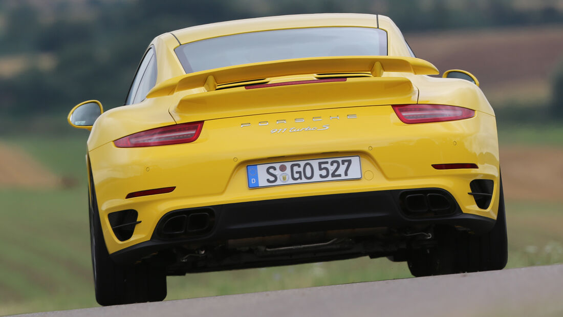 Porsche 911 Turbo S, Heckansicht