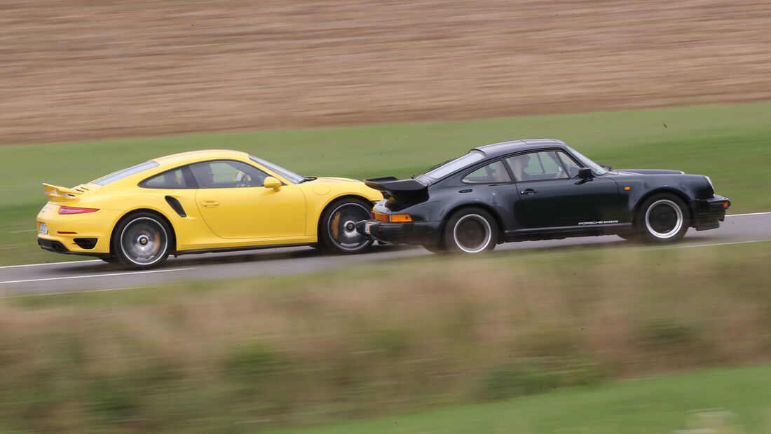 Porsche 911 Turbo, Seitenansicht