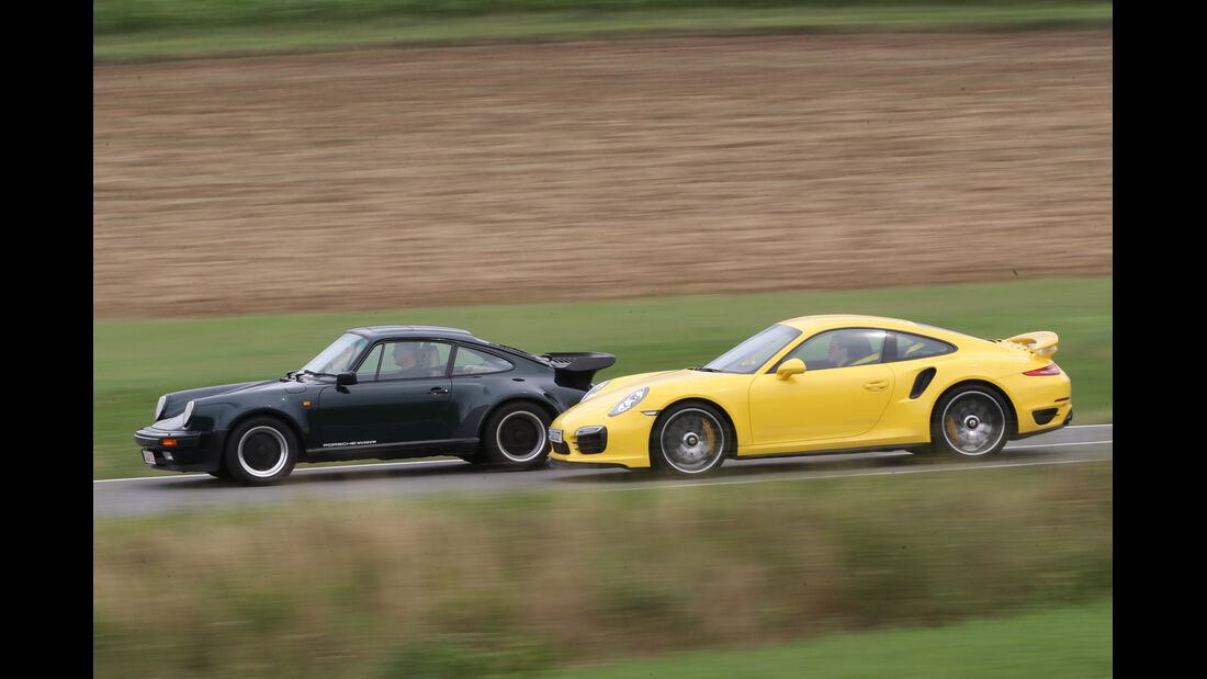 Porsche 911 Turbo, Seitenansicht