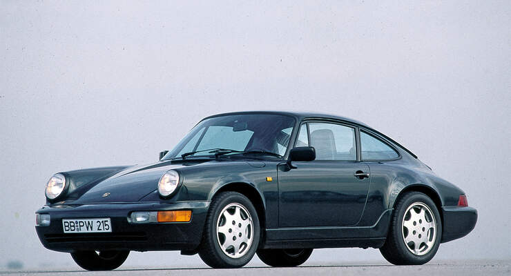 Porsche 911 Typ 964, Seitenansicht