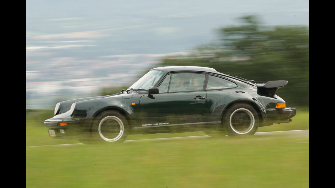 Porsche 911 turbo 3.3, Seitenansicht