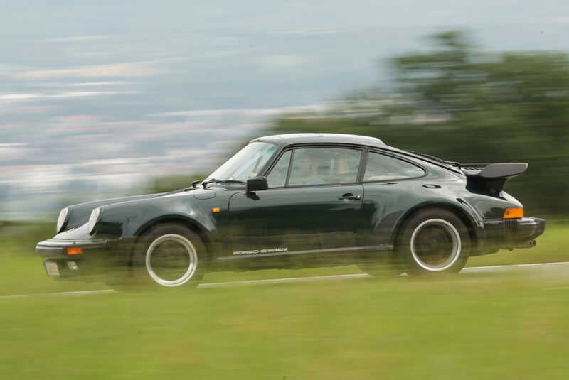 Porsche 911 turbo 3.3, Seitenansicht