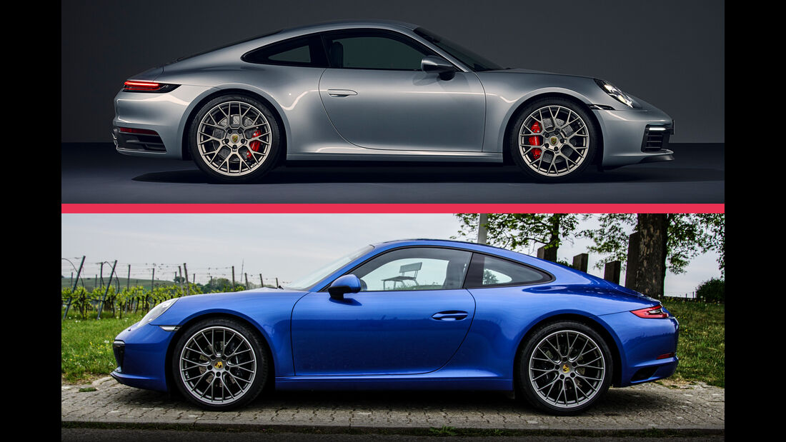 Porsche 911 vergleich 991.2 vs. 992